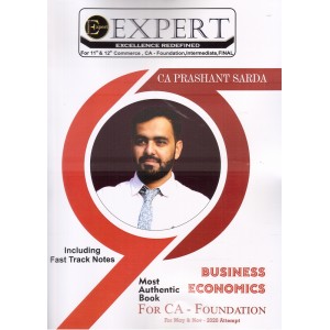 Expert Academy's Business Economics for CA Foundation May 2020 Exam [New Syllabus] by CA. Prashant Sarda